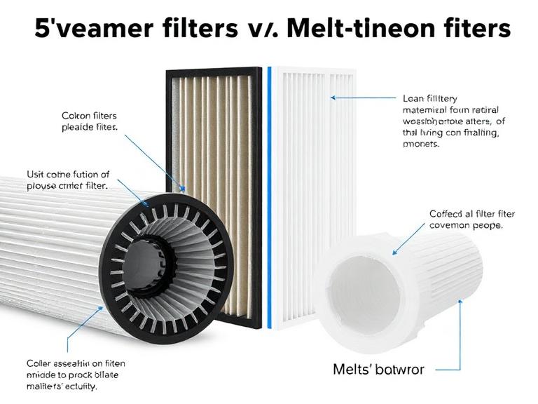 5 Difference Between Pleated and Melt-Blown Filters