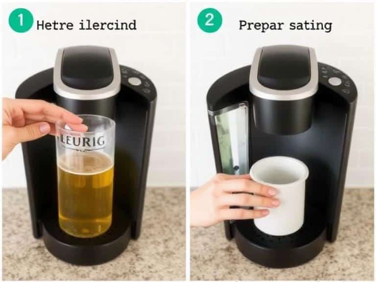 Preparation and Filter Soaking to Change a Keurig Water Filter Cartridge